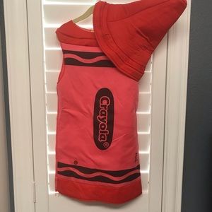 Red crayola crayon costume